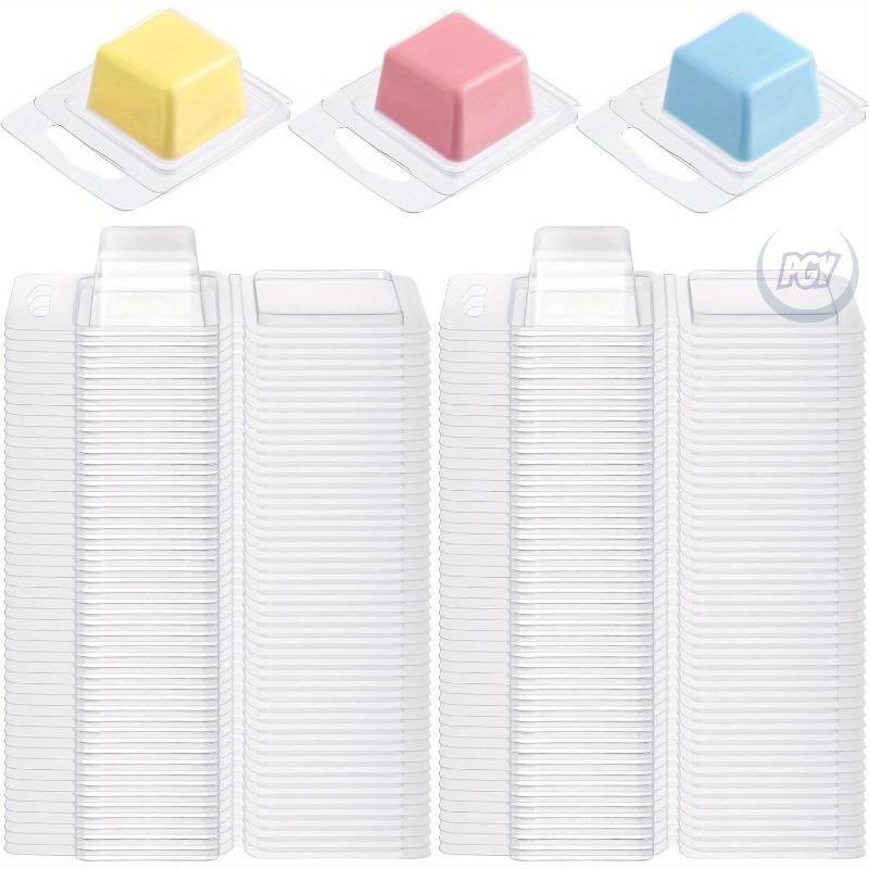 Candle Supplies Storage - 20/50pcs Clear Plastic Wax Melt Molds
