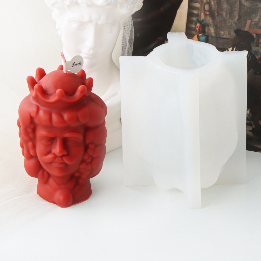 Candle. Queen - King Queen Silicone Candle Mold Crown
