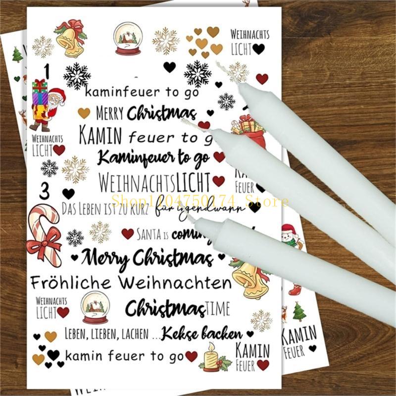 Candle Sticker Personalized Ca - Candle Supplies For Sale ulasan dan harga