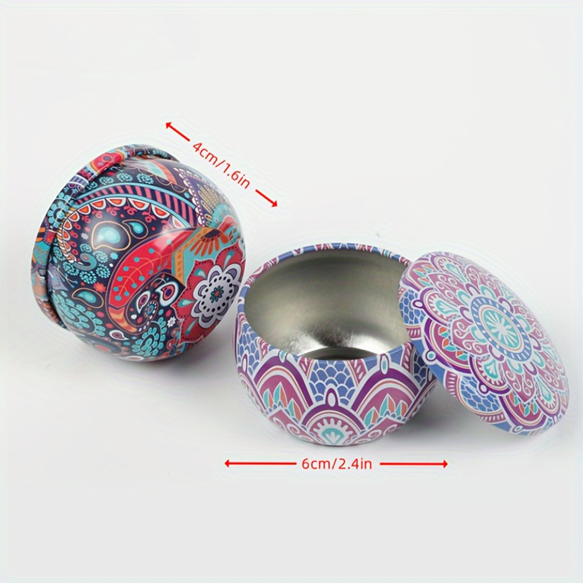 12pcs Premium Floral Printed C - Candle Making Supplies Jars ulasan dan harga