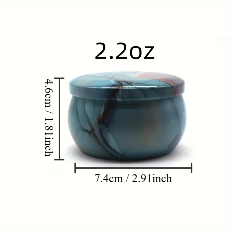 12/24 Pieces 2.2oz Metal Candl - Candle Making Supplies Jars ulasan dan harga