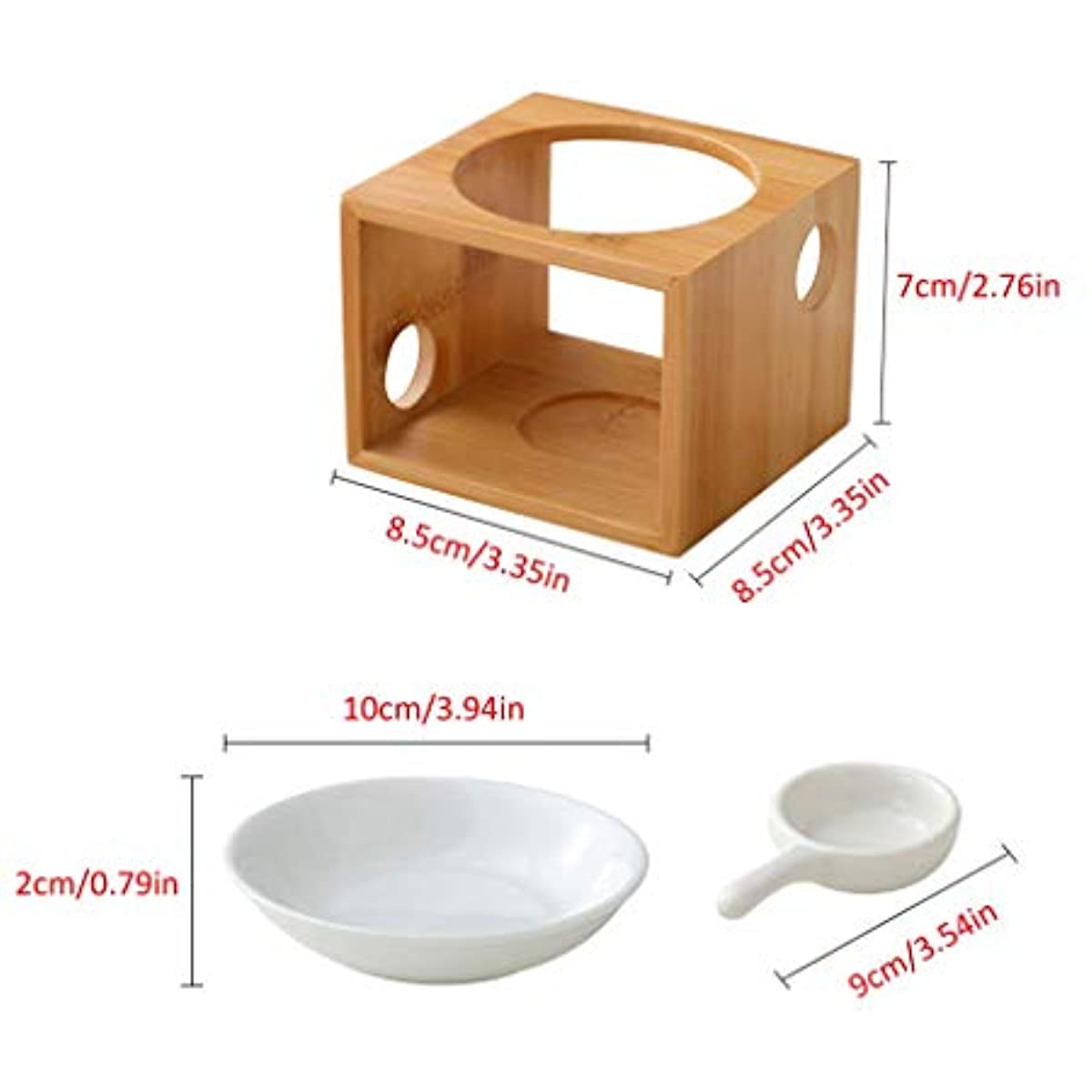 1pc Tealight Essential  Bamboo - Candle Zero ulasan dan harga