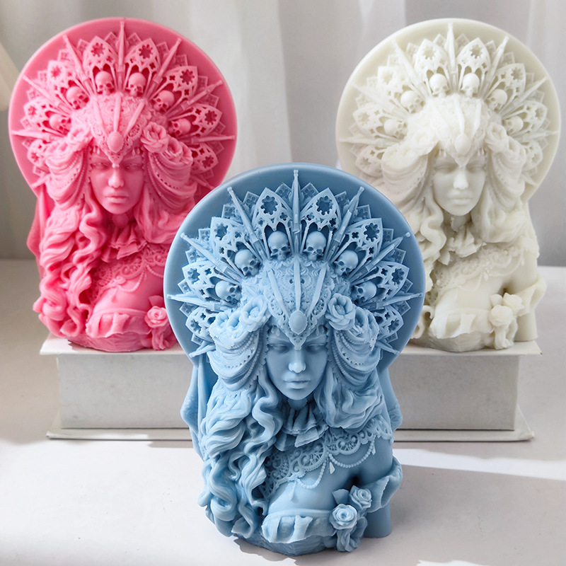 DIY Half body skull head queen - Candle. Queen ulasan dan harga