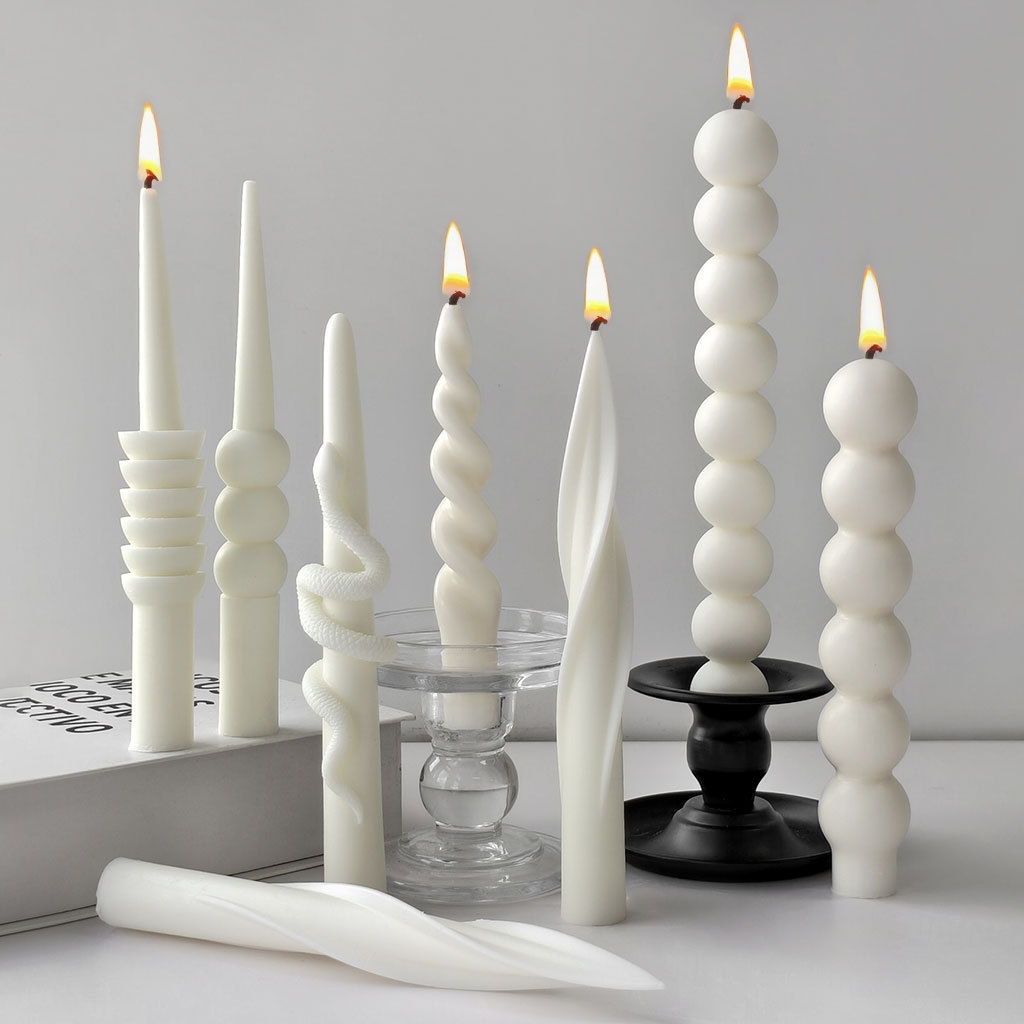 Geometric Long Rod Candle Mold - Candle Supplies Shop ulasan dan harga