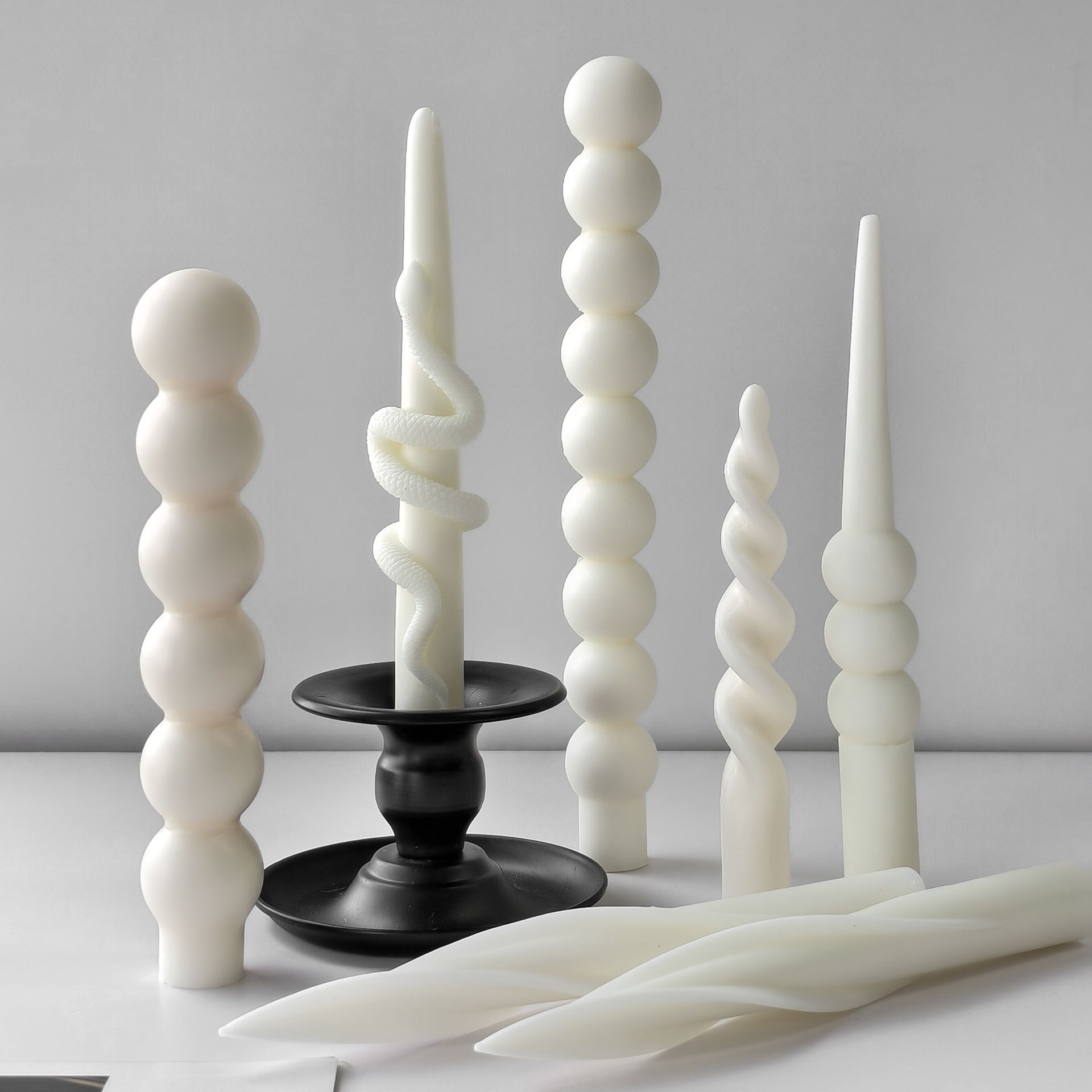 Geometric Long Rod Candle Mold - Candle Supplies Shop ulasan dan harga