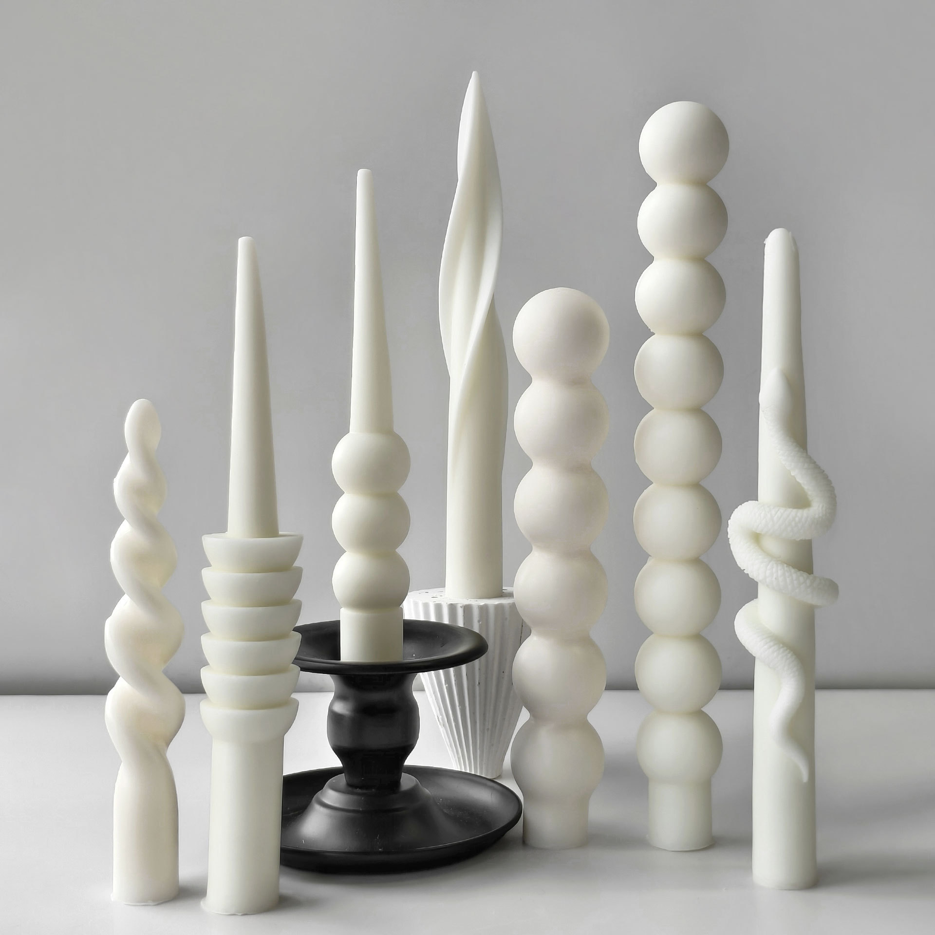 Geometric Long Rod Candle Mold - Candle Supplies Shop ulasan dan harga
