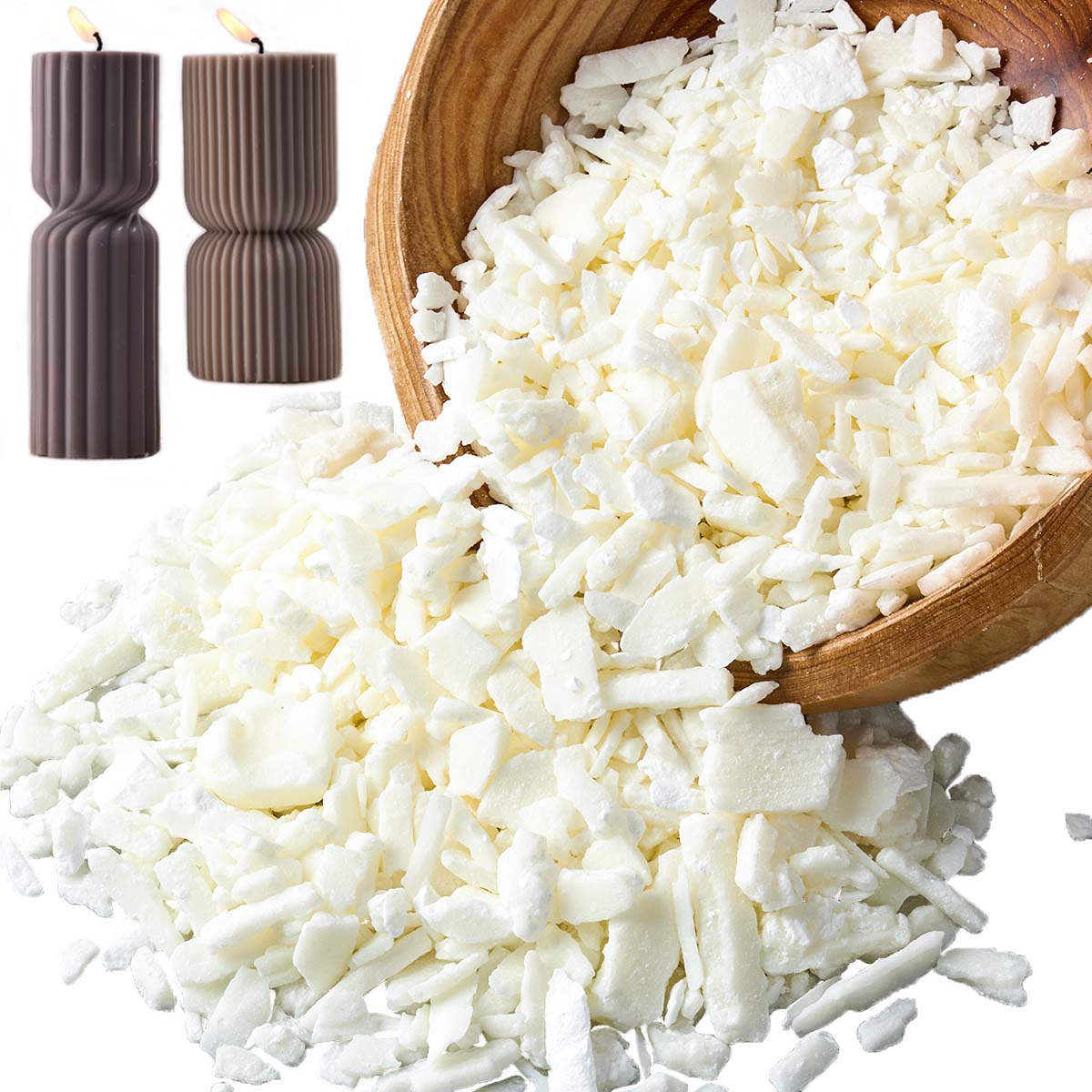 1 Pounds Pure White Soy Wax Fo - Candle Supplies Shop ulasan dan harga
