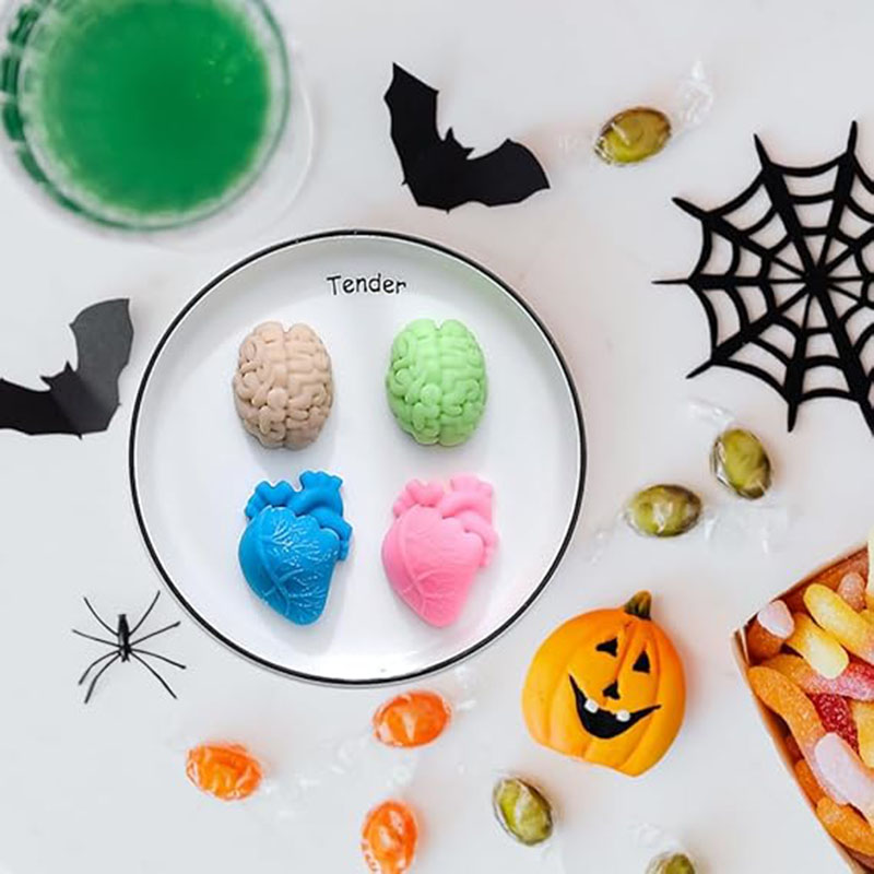 Human Brain And Heart Silicone - Candle Supplies Shop ulasan dan harga