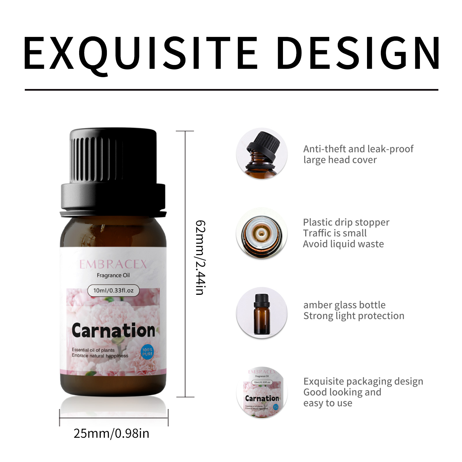 10ml Carnation Essential Oil F - Fragrance Oil 10Ml ulasan dan harga