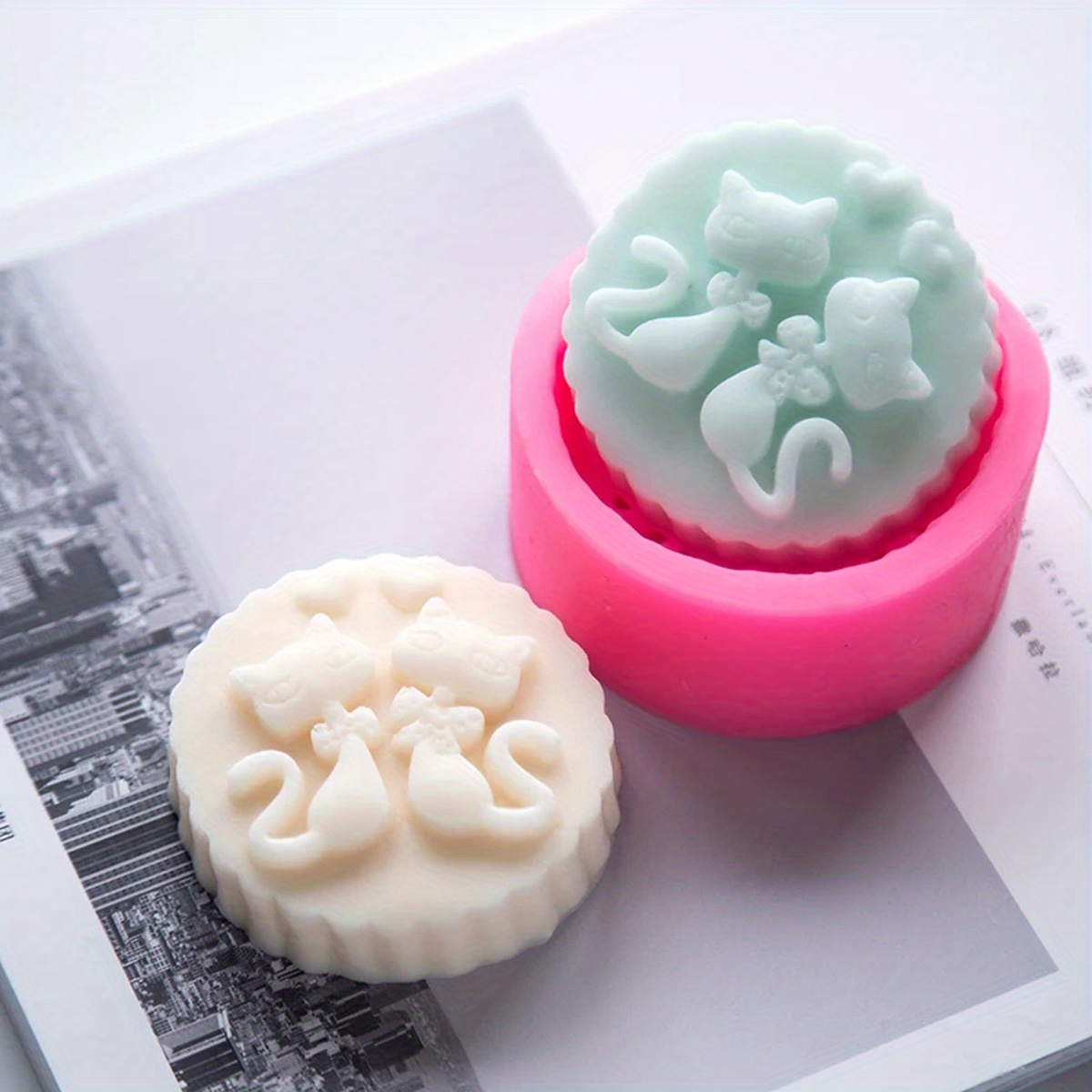 1-Piece Silicone Cat Soap Mold - Candle Supplies Storage ulasan dan harga