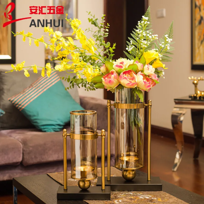 Creative Metal Vase Nordic Gla - Candle Zero ulasan dan harga