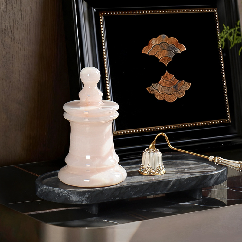 White Jade Onyx Empty Candle H - Candle. Queen ulasan dan harga