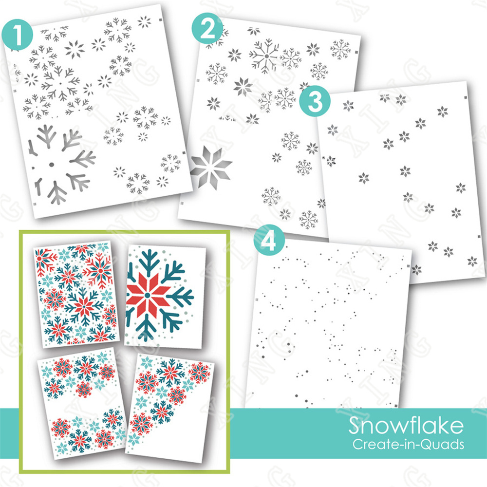 Snowflake Layering Stencil New - Candle Supplies For Sale ulasan dan harga
