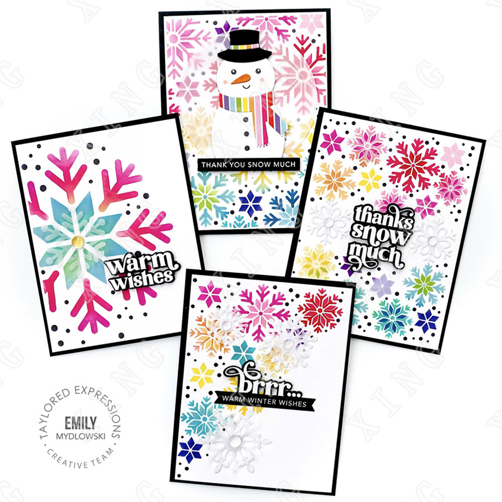 Snowflake Layering Stencil New - Candle Supplies For Sale ulasan dan harga