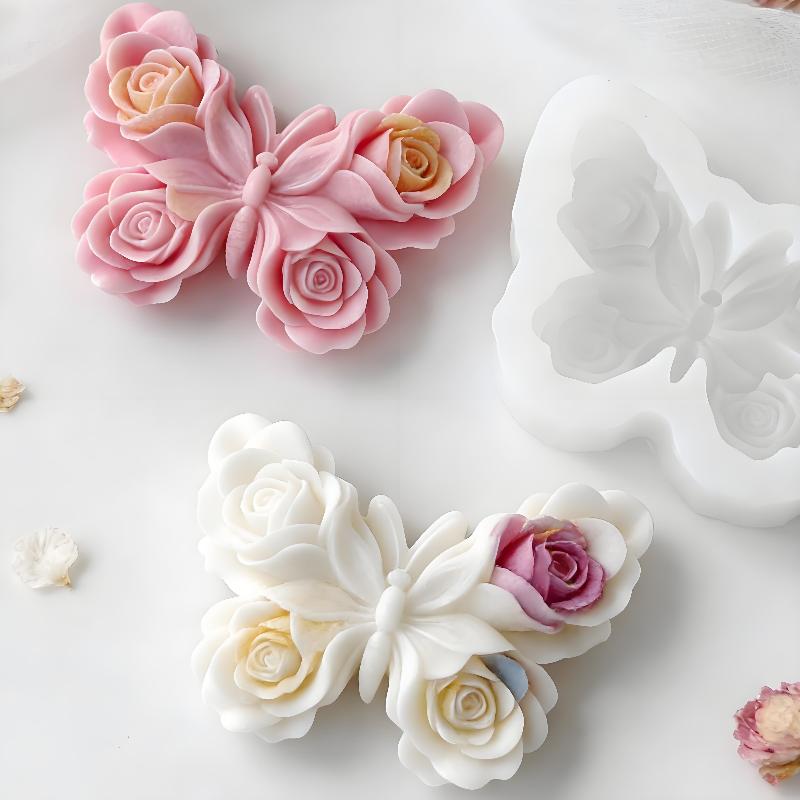 DIY Rose Butterfly Form Silico - Candle Supplies Shop ulasan dan harga
