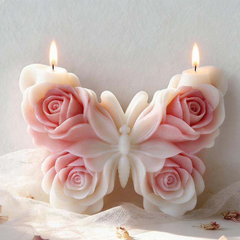 DIY Rose Butterfly Form Silico - Candle Supplies Shop ulasan dan harga