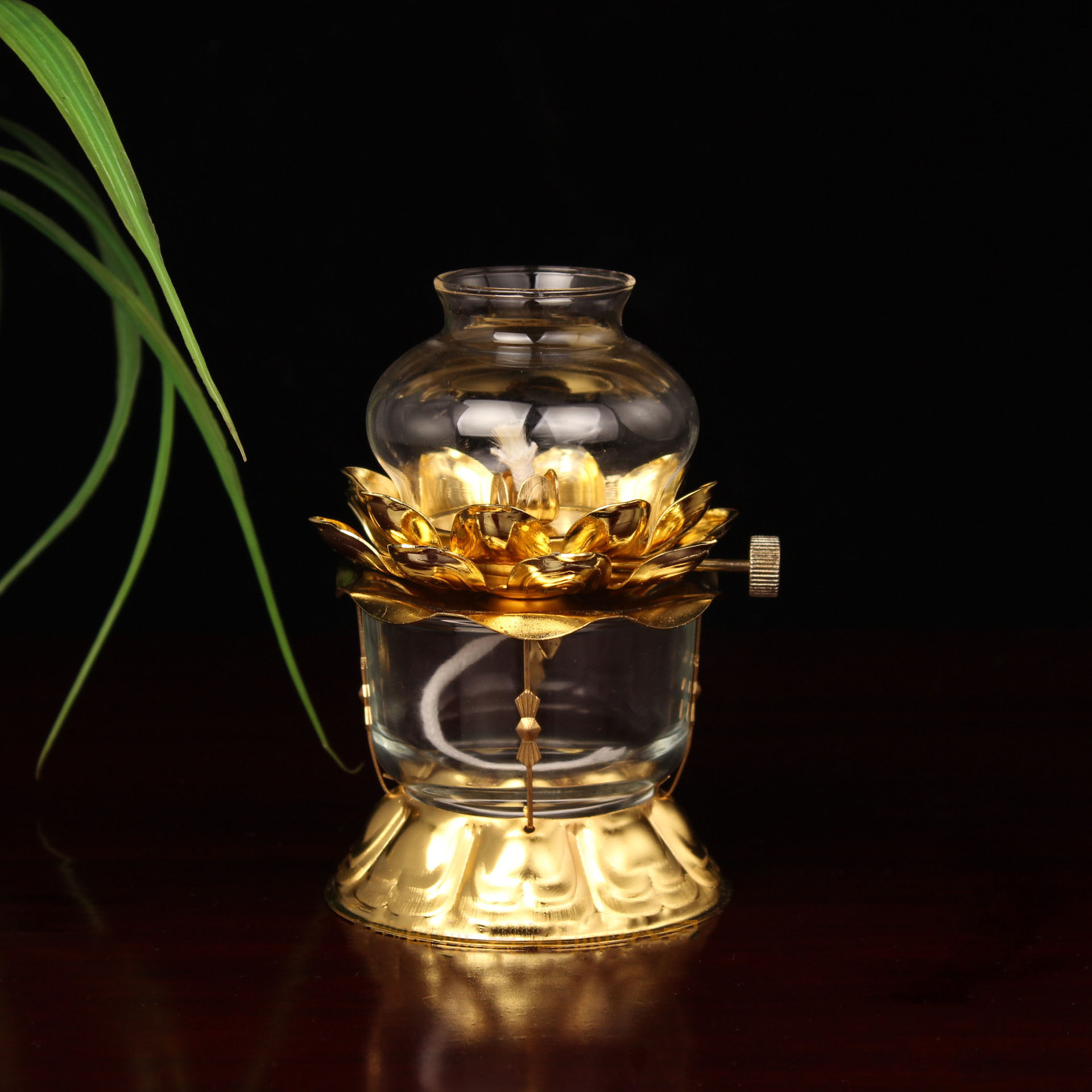 Golden Oil Lamp For Buddhist W - Candle Zero ulasan dan harga